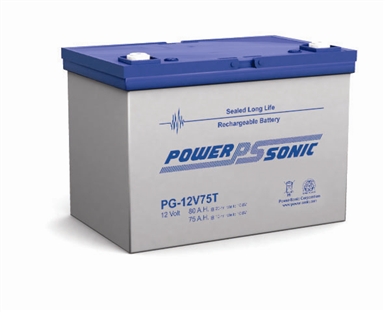  -Sonic Battery 12 Volt 75 AH Terminal B Rechargeable Sealed Lead Acid