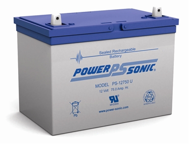  -Sonic Battery 12 Volt 75 AH Terminal U Rechargeable Sealed Lead Acid
