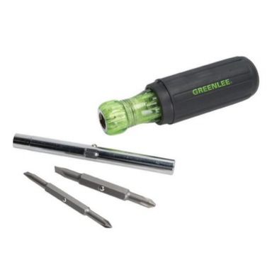 Greenlee 0153-42C Multi-Tool Screwdriver, 6 in 1