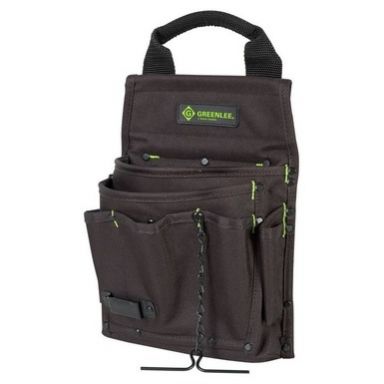 Greenlee 0158-17 Tool Caddy with Pouch, 7 Pocket
