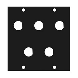 1/2" BNC X 5 , UCP MODULE