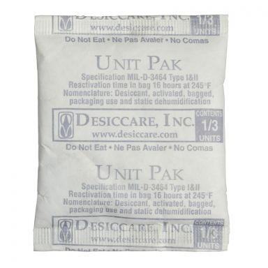Desiccant, Tyvek Pouch, 1/3 Unit, 700/Pail