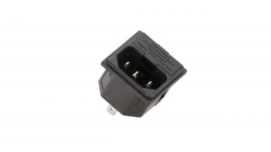 RECEPTACLE,AC FUSED,SNAP-IN