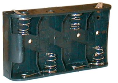 150-240 - C Battery Holder - 4 Cells, Solder Terminals