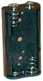 150-320 - AA Battery Holder - 2 Cells, 9V Snap