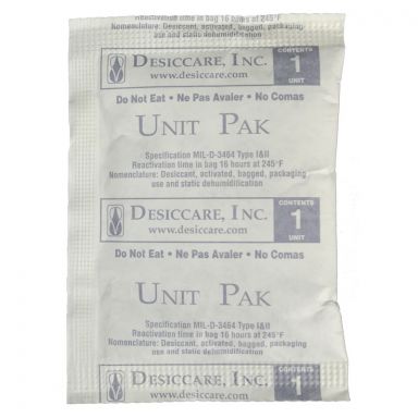 Desiccant, Tyvek Pouch, 1 Unit, 1800/Drum
