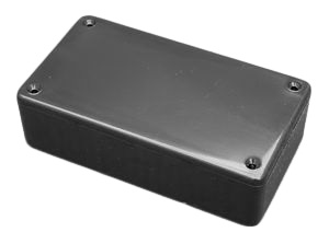 1591 Series - Polystyrene General Purpose Small Plastic Case, Black 120 mm x 65 mm x 40 mm