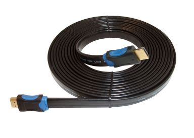 214-4708 - Flat High Speed HDMI Cable with Ethernet M-M, 8m