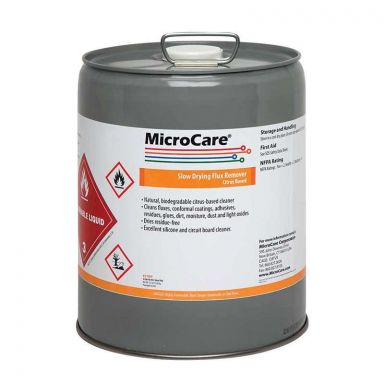Slow-Drying Citrus-Based Flux Remover -  5 Gallon Pail