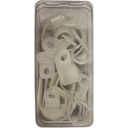 Light Duty and Heavy Duty Nylon Cable Clamp Assortment Pack