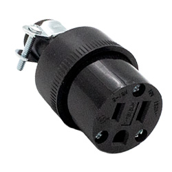 Industrial Grade Black Electrical Sockets