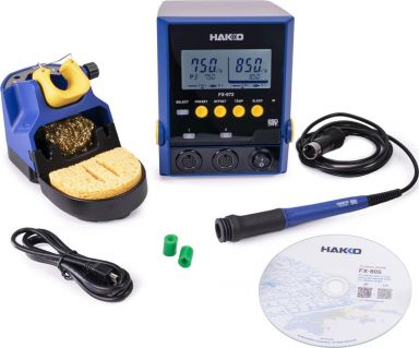 Dual Port Soldering Station with FX9701-011 Soldering Handpiece Kit