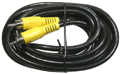 RCA Coaxial Cable 25' Long RCA plug to RCA plug with RG59/u cable.