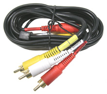 Gold Plated Video Cable 18' Long