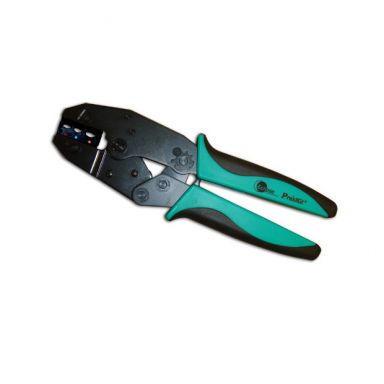 Crimper, Ratcheted, Red/Blue/Yellow Terminals