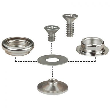 Multi-Purpose Snap Kit, 10mm Stud and Socket