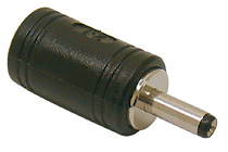 310-513 - Coaxial Power Plug Adapter - 2.1 x 5.5mm Jack - 1.3 x 3.5mm Plug