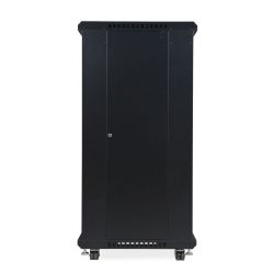 27U LINIER Server Cabinet - Glass/Vented Doors - 24" Depth