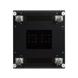 27U LINIER Server Cabinet - Glass/Solid Doors - 24" Depth