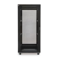 27U LINIER Server Cabinet - Glass/Glass Doors - 36" Depth