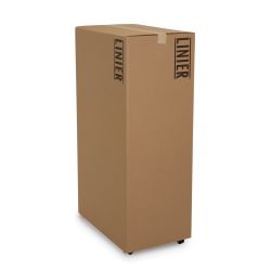 37U LINIER Server Cabinet - Glass/Glass Doors - 24" Depth