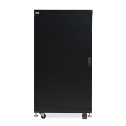 22U LINIER Server Cabinet - Solid/Vented Doors - 24" Depth