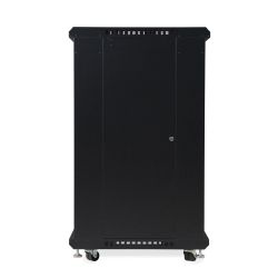 22U LINIER Server Cabinet - Vented/Vented Doors - 24" Depth