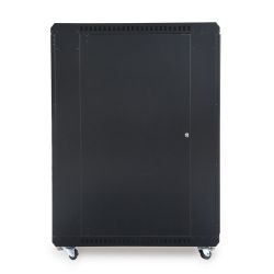 22U LINIER Server Cabinet - Solid/Solid Doors - 36" Depth