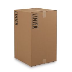 22U LINIER Swing-Out Wall Mount Cabinet - Solid Door