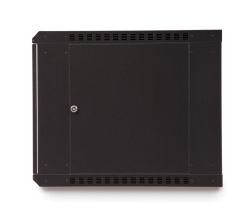 9U LINIER Fixed Wall Mount Cabinet - Solid Door