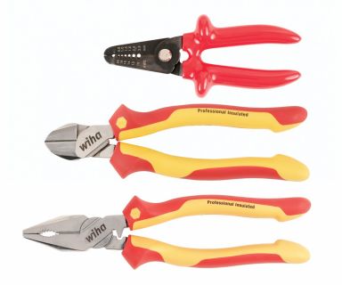 Insulated Pliers & Cutters 3 Pc. Set