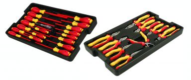 Insulated Pliers/Driver Set in Tray 28Pc