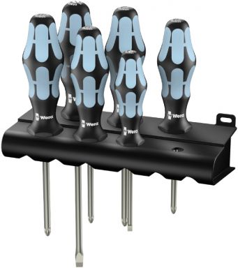 032063 Stainless Screwdriver Set 6Pc (Sl/Ph/Pz) 3334/3350/3355/6