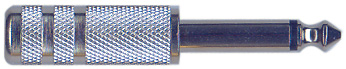 356-104-10 - 1/4" Phone Mono Plug - Shielded, Pkg/10