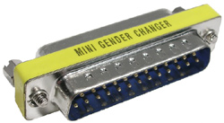 RS232 Gender Changer 9-Position Male-Female