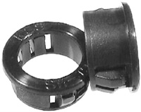 94V-2 Black Nylon Snap-In Bushings for 1/2" hole 5/16" I.D.