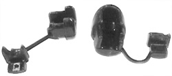 94V-2 Black Nylon Strain Relief Bushings SVT 18/3 .100" Chassis