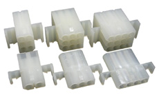 .093" Contact Connectors Receptacle 2-Contacts 12A 250V