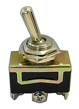 453-326 - Toggle Switch - SPDT 15A, ON-ON, Screw terminals