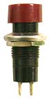 456-612 - Push Button Switch - SPST 3A (ON)-OFF, Red round cap