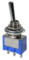 Standard Sub-Miniature Switch SPDT (On)-Off-(On) 6A @ 125VAC