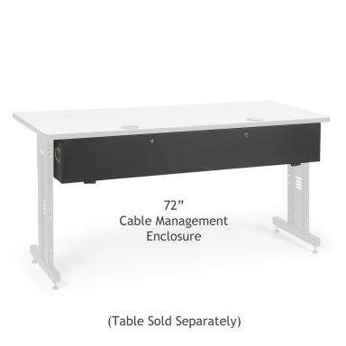 Advanced Classroom Training-Table-72-inch-Cable-Tray-Kit