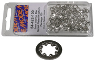 Nickel Plated Internal Star Lockwasher (Metric) 2mm Size