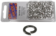 Nickel Plated Split Lockwashers (UNC) Size #10