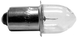 Flashlight Bulb (B3 1/2) 2.47V .30Amps .45CP 30hrs Life