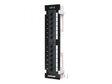 Cat6 Wall-mount Patch Panel 12 Port, UTP