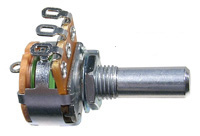 1/2 Potentiometer With 1 Amp Switch 1M Linear Resistance Tolerance: �20% 0.1W @ 150VAC