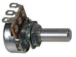 1/2 Watt Potentiometer 10K Log (Audio) Resistance Tolerance: �20% 0.1W @ 150VAC