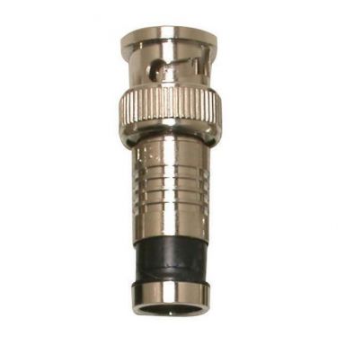 BNC Connector for RG6/U - 10 pk, Black