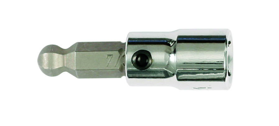 71761 Wiha Tools BallEnd Hex Bit Socket 1/4 Sq Drive 3/32